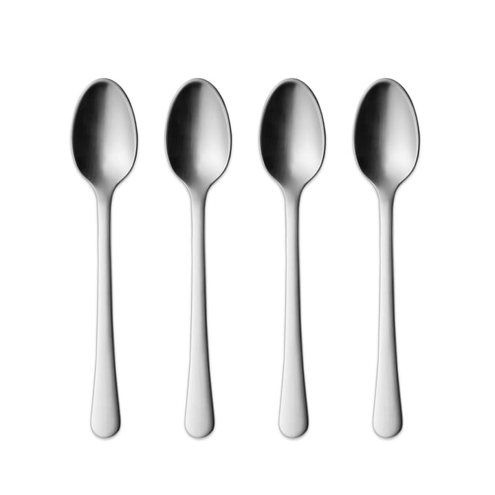 Copenhagen mattapintaiset teelusikat, large, 4-pakkaus Georg Jensen