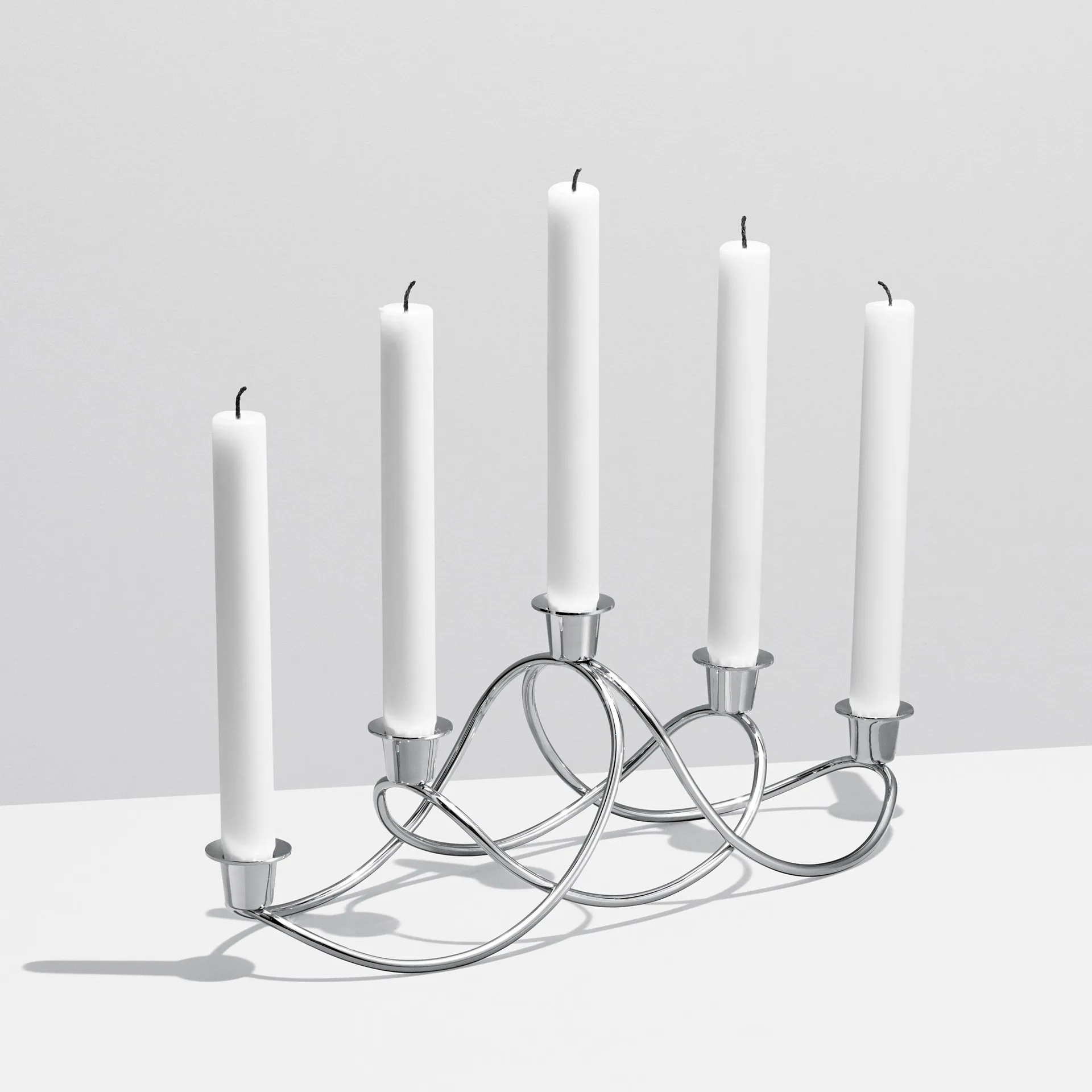 Harmony kynttilänjalka, kiiltävä Georg Jensen
