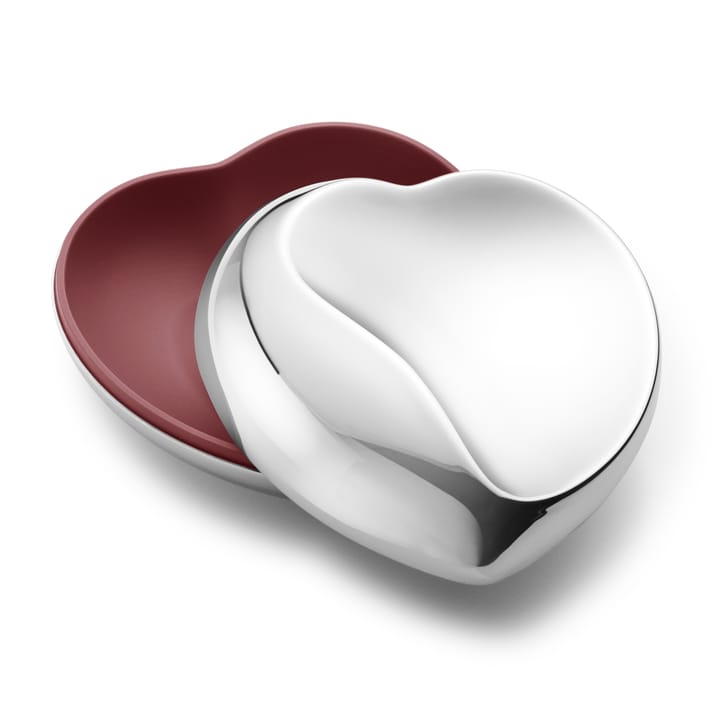 Heart box -korurasia, Suuri 12 x 13 cm Georg Jensen