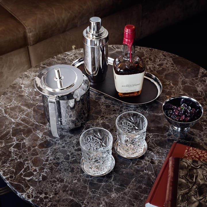 Manhattan jääpala-astia ja pihdit, ruostumaton teräs Georg Jensen