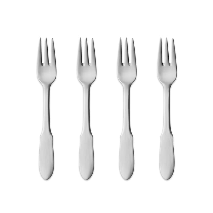 Mitra matta kakkuhaarukka - 4-pakkaus - Georg Jensen