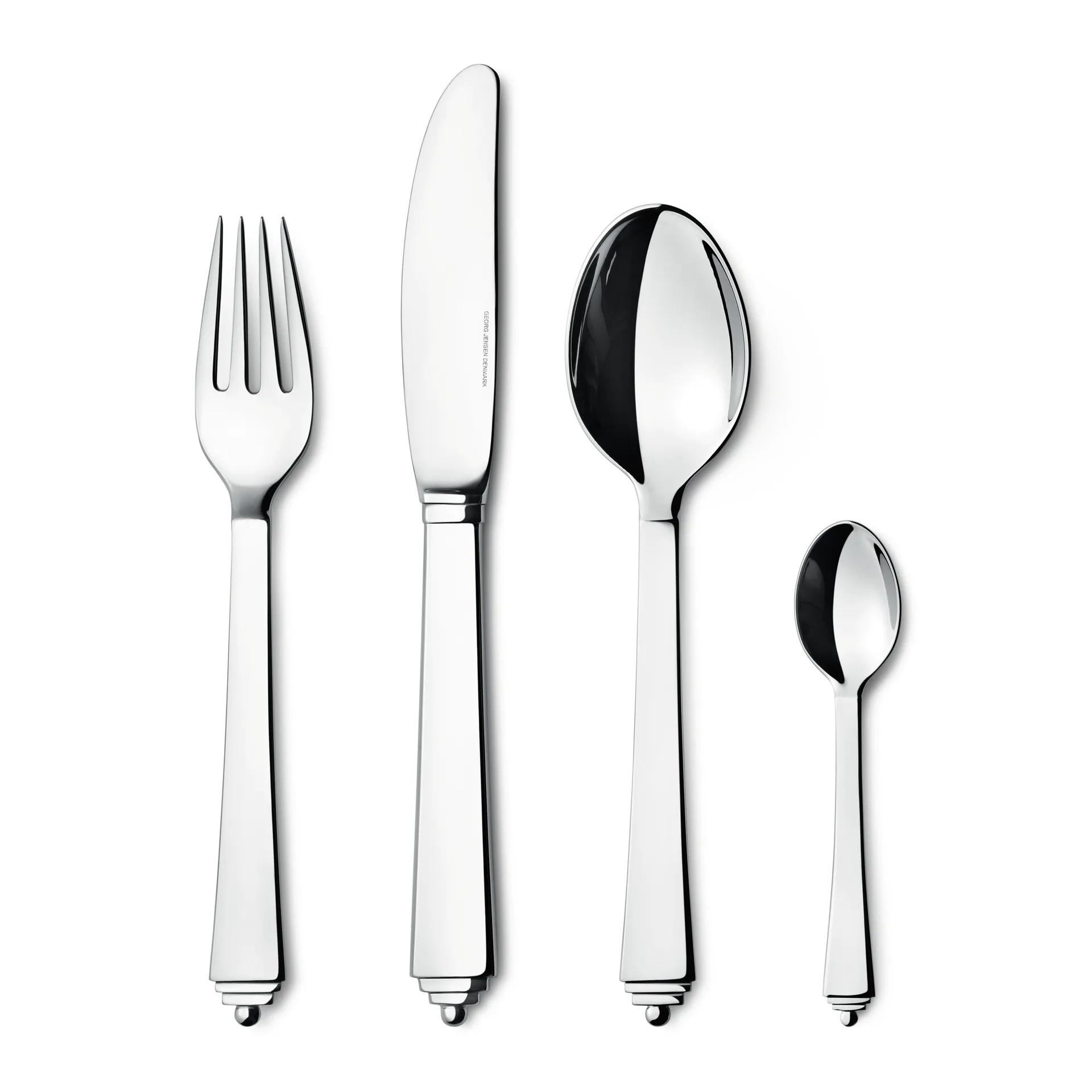 Pyramid aterinsetti, 4 osainen Georg Jensen