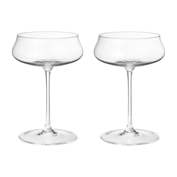 Sky cocktaillasi coupe 25 cl 2-pakkaus - Kirkas - Georg Jensen