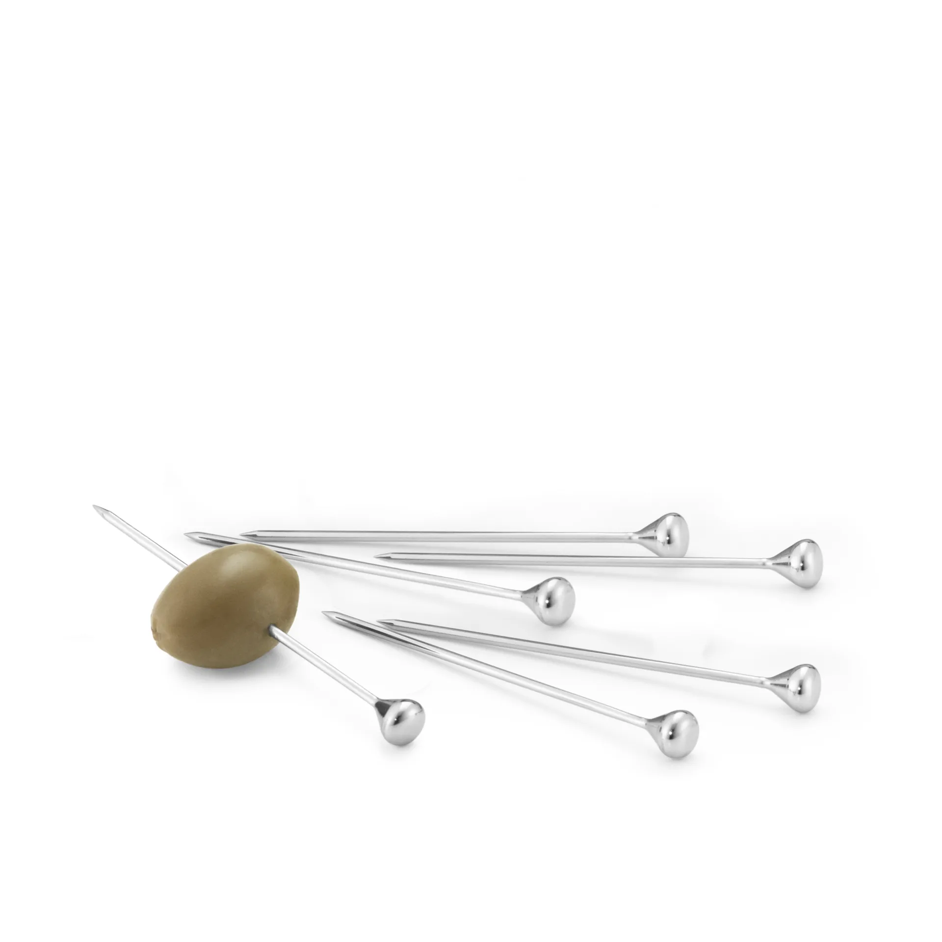 Sky cocktailtikut 6-pack, Ruostumaton teräs Georg Jensen