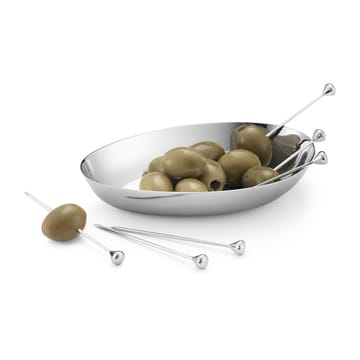 Sky cocktailtikut 6-pack - Ruostumaton teräs - Georg Jensen