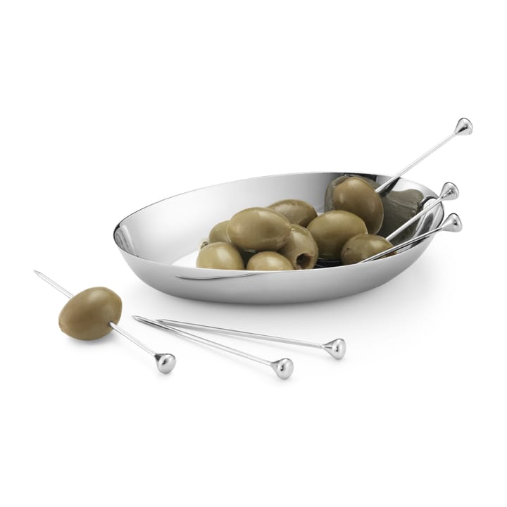 Sky cocktailtikut 6-pack, Ruostumaton teräs Georg Jensen