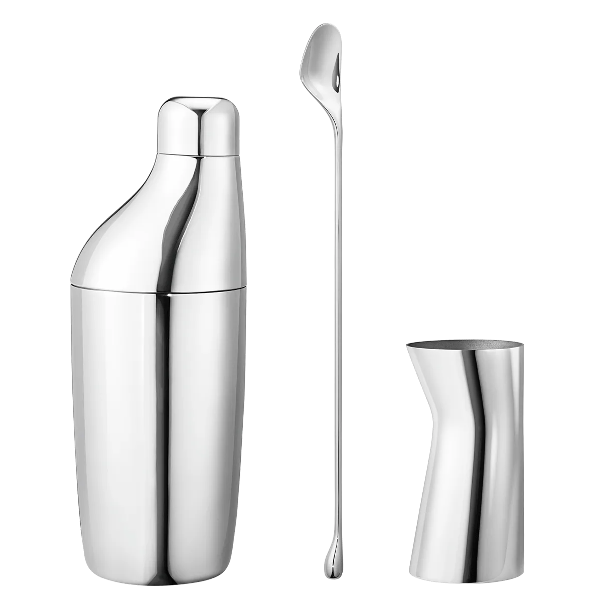 Sky shaker Barsked Mittalasi, Ruostumaton teräs Georg Jensen