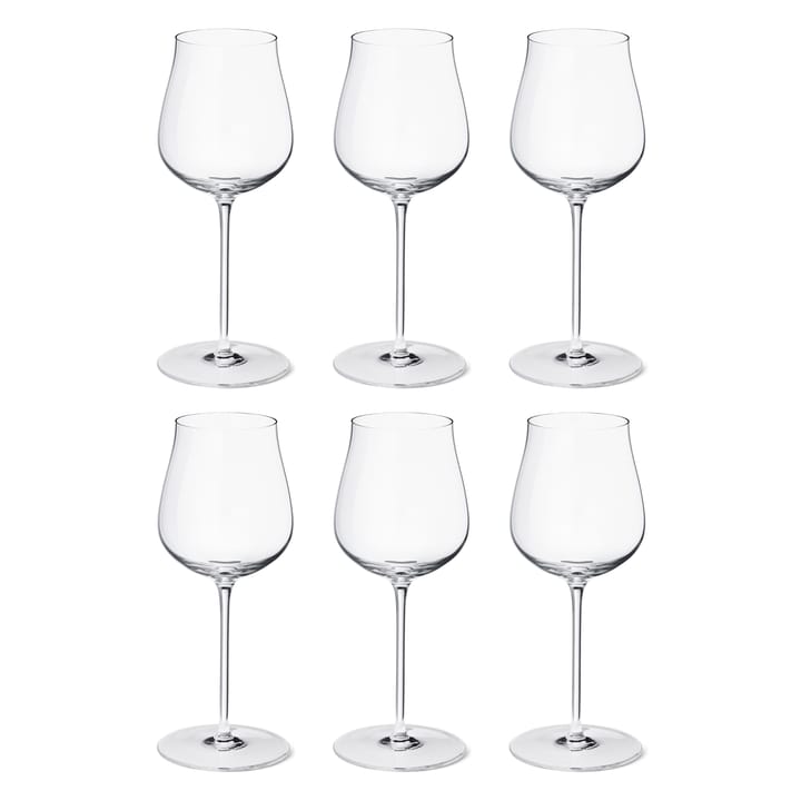 Sky valkoviinilasi 35 cl, 6-pakkaus - Kristalli - Georg Jensen