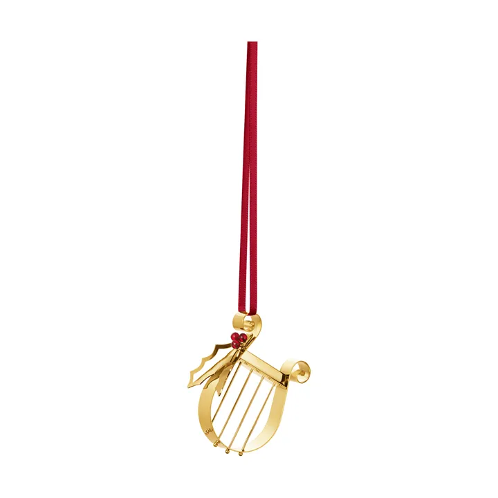 vuoden 2026 joulukoriste - Harpa, kulta - Georg Jensen
