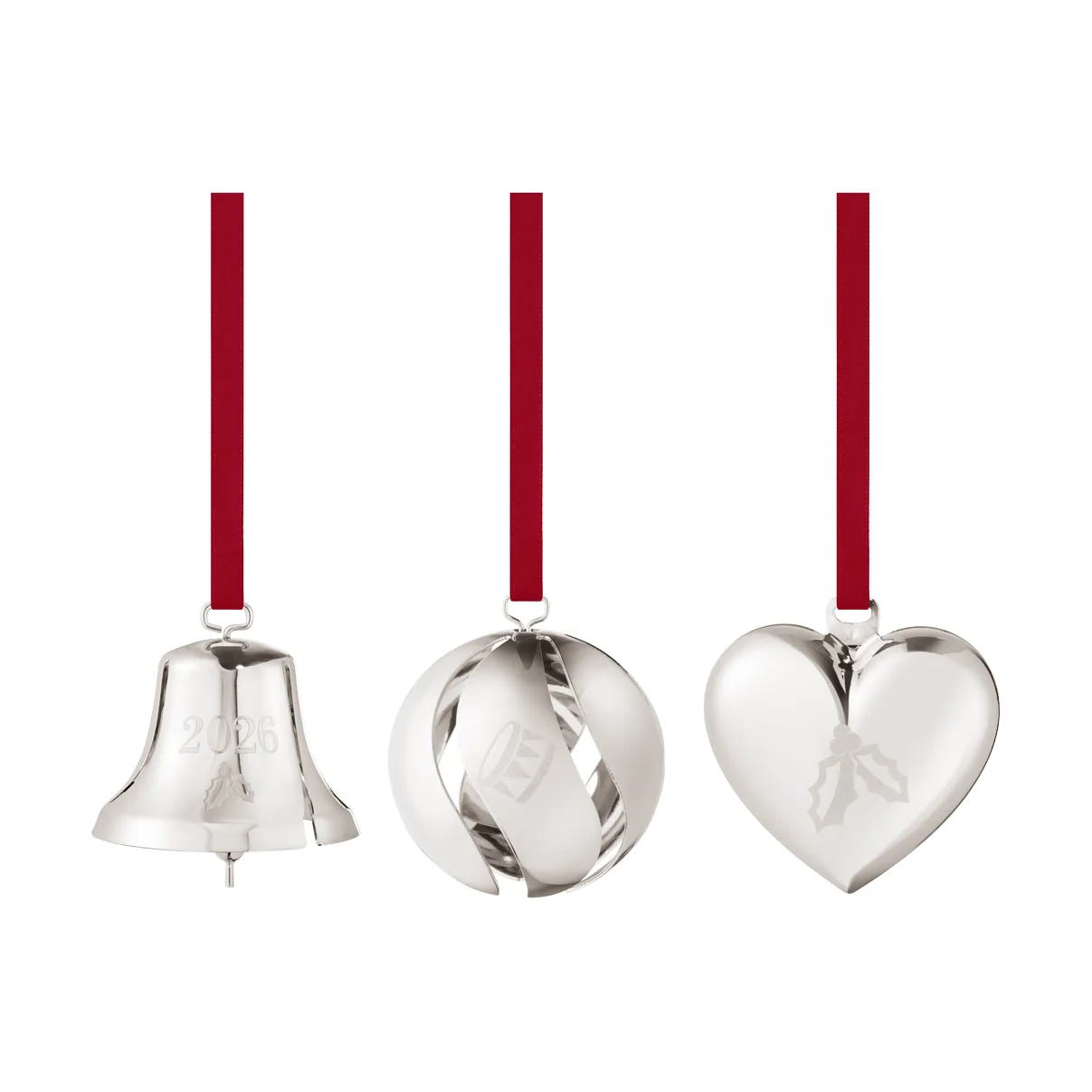 vuoden 2026 koristeasetti, Palladium, 3 osaa Georg Jensen