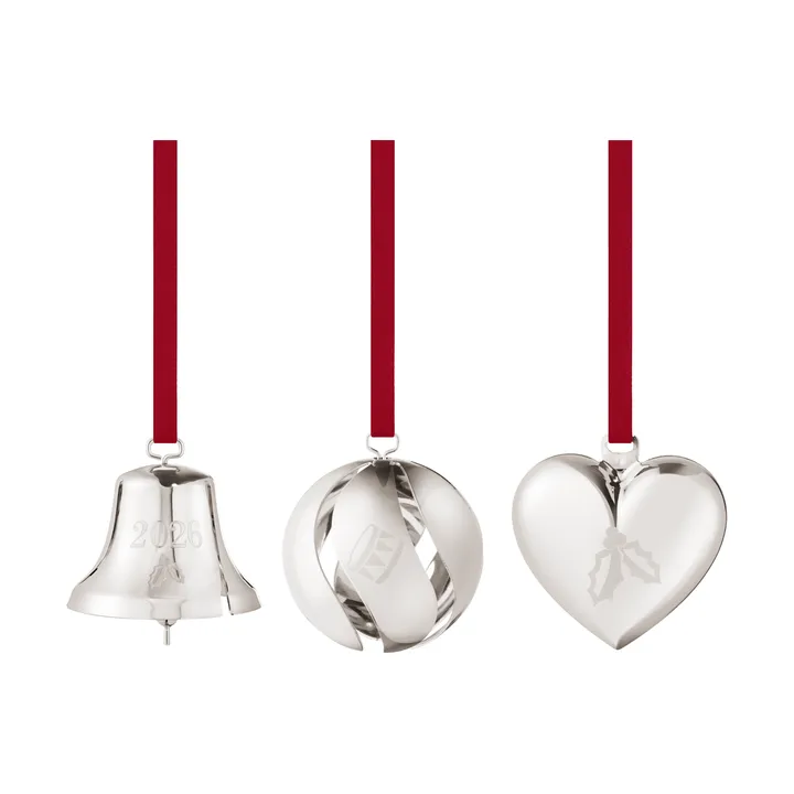 vuoden 2026 koristeasetti - Palladium, 3 osaa - Georg Jensen