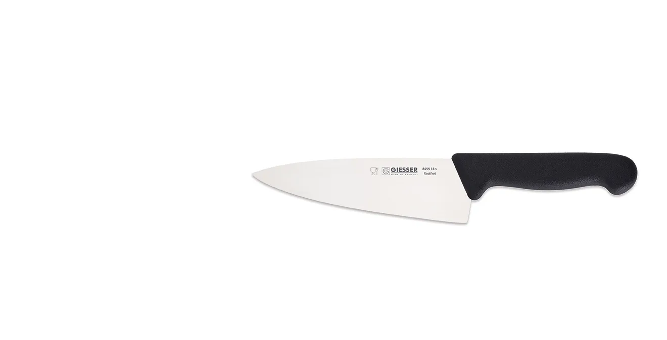 Geisser kokkiveitsi 16 cm, Musta Giesser