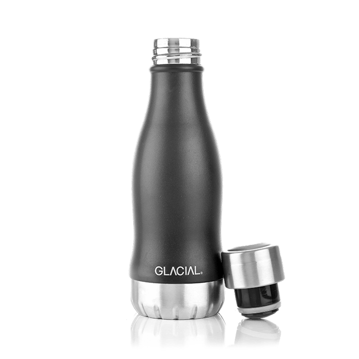 Glacial vesipullo 280 ml, Matte black Glacial