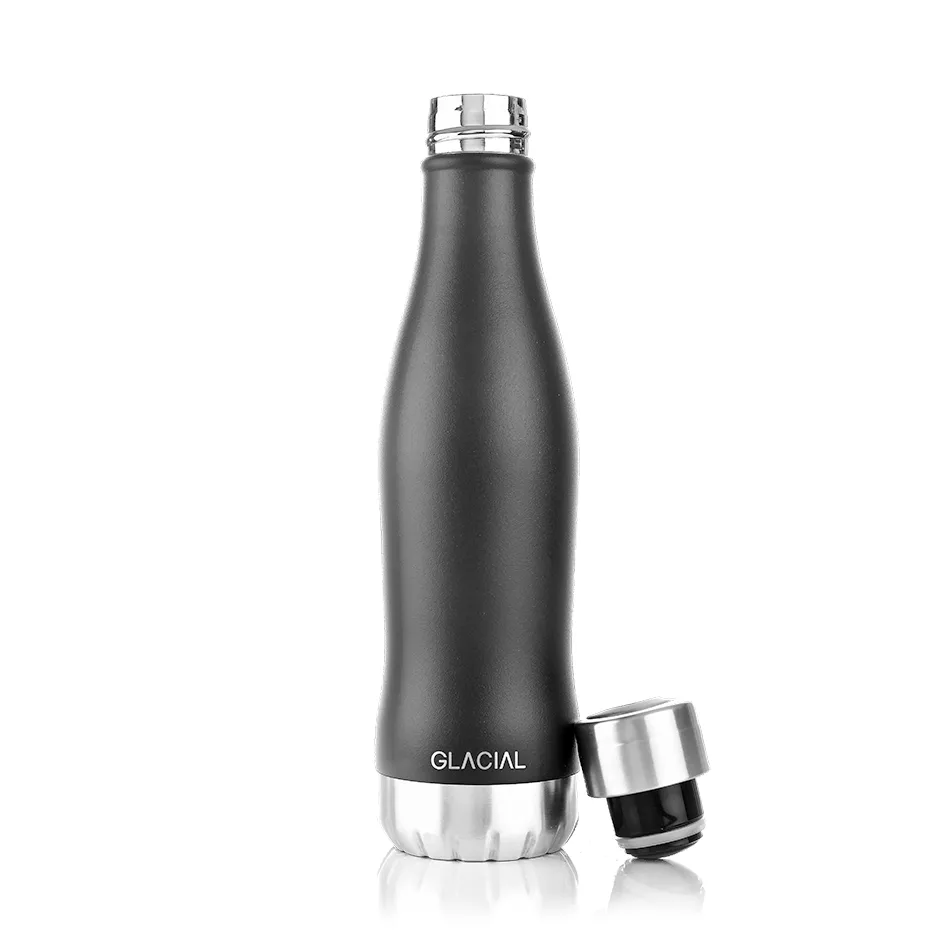 Glacial Glacial vesipullo 400 ml Matte black