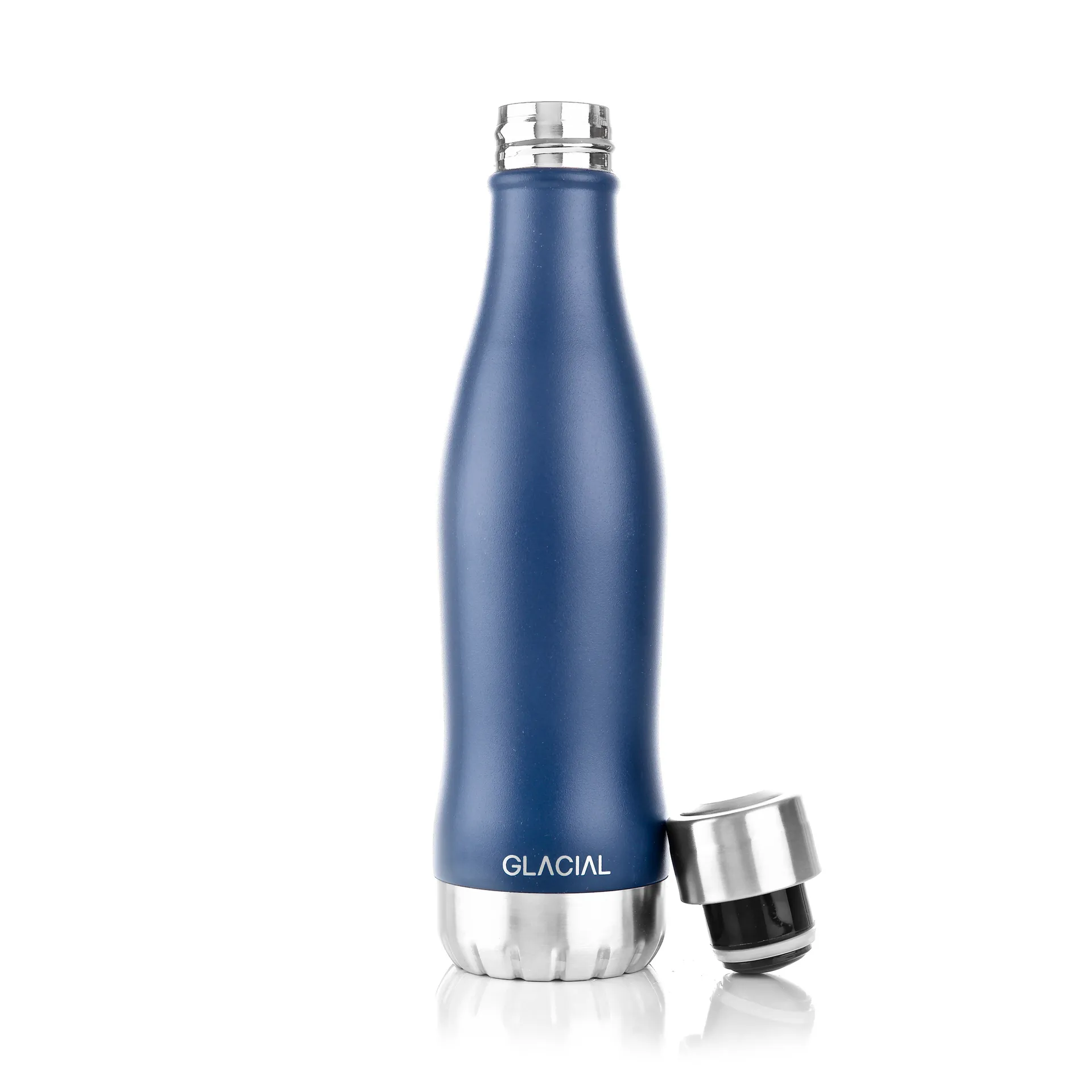 Glacial vesipullo 400 ml, Matte navy Glacial