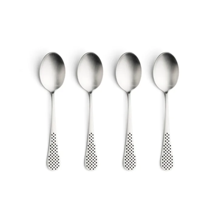 Classic ruokalusikka - Ruostumaton teräs, 18,7 cm, 4 kpl - Global