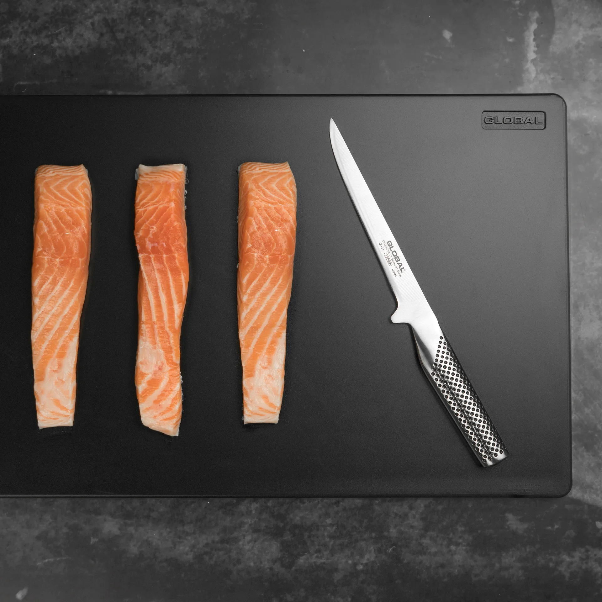 Global G-1010 leikkuulauta 30,5x53 cm, Musta Global