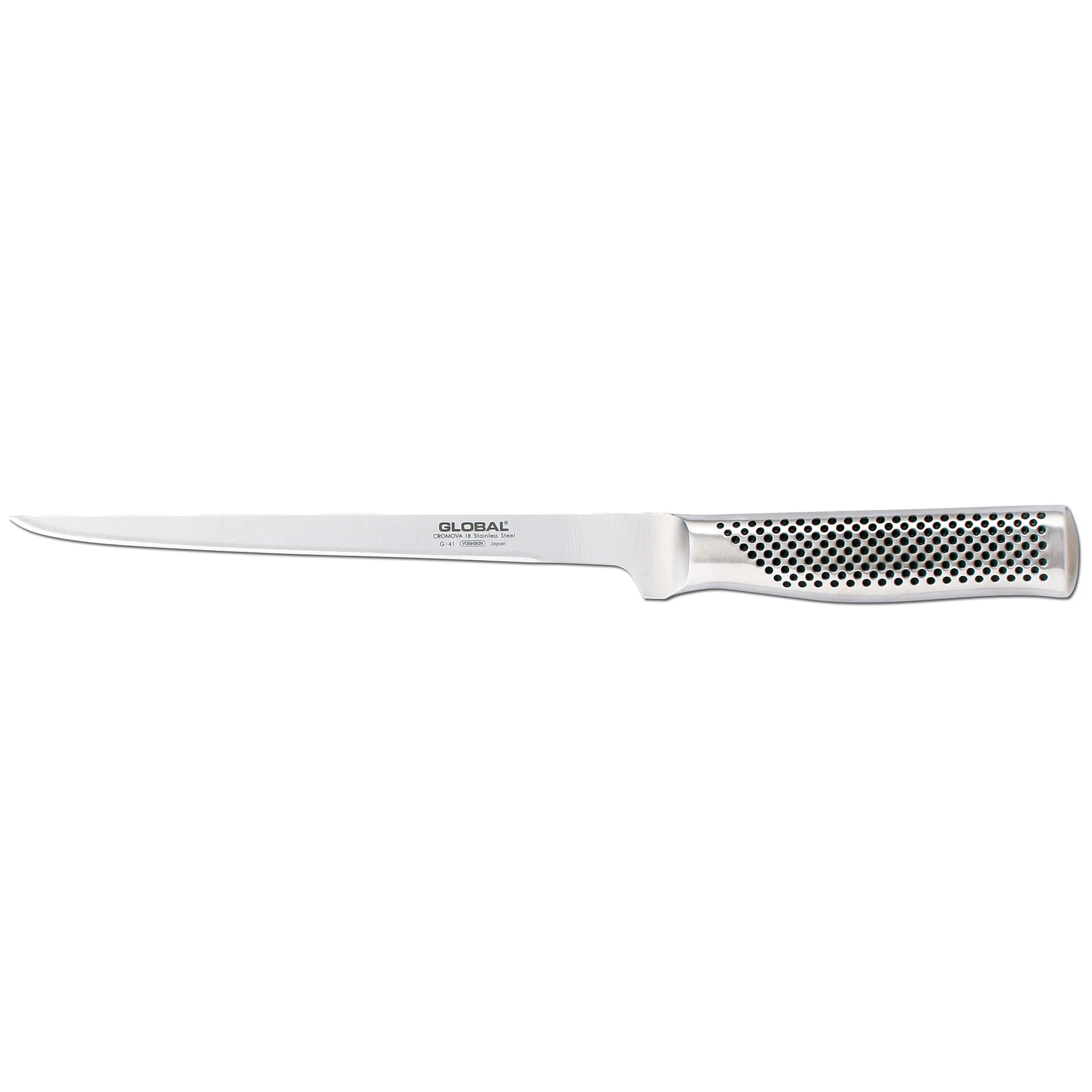 Global G-41 -fileointiveitsi 21 cm jäykkä, Ruostumaton teräs Global