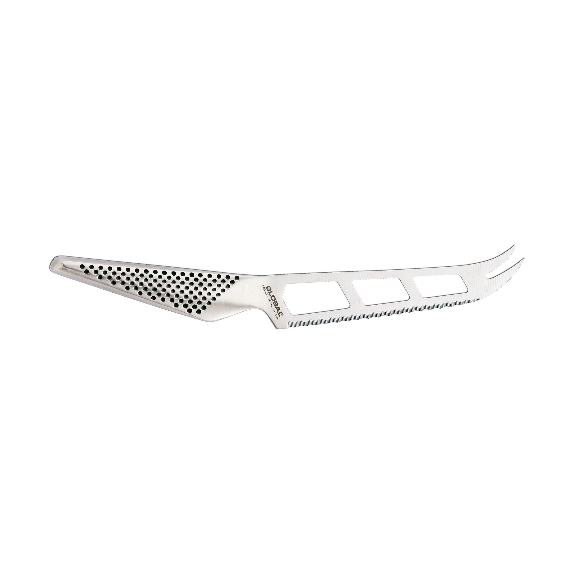 Global GS-10 -juustoveitsi perforoitu 14 cm, ruostumaton teräs Global