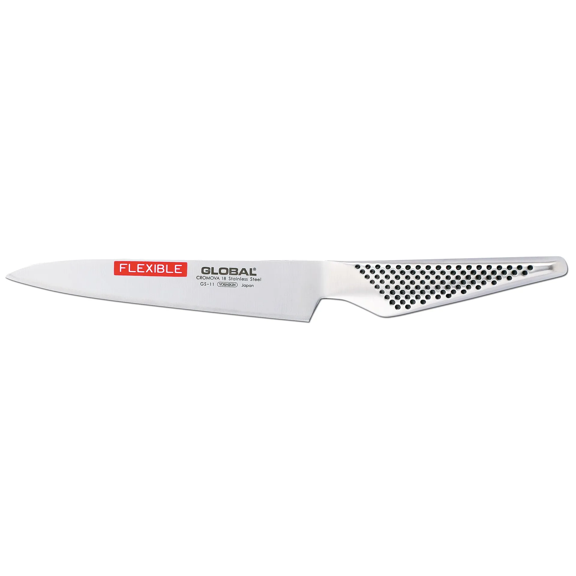 Global GS-11 -yleisveitsi 15 cm joustava, ruostumaton teräs Global