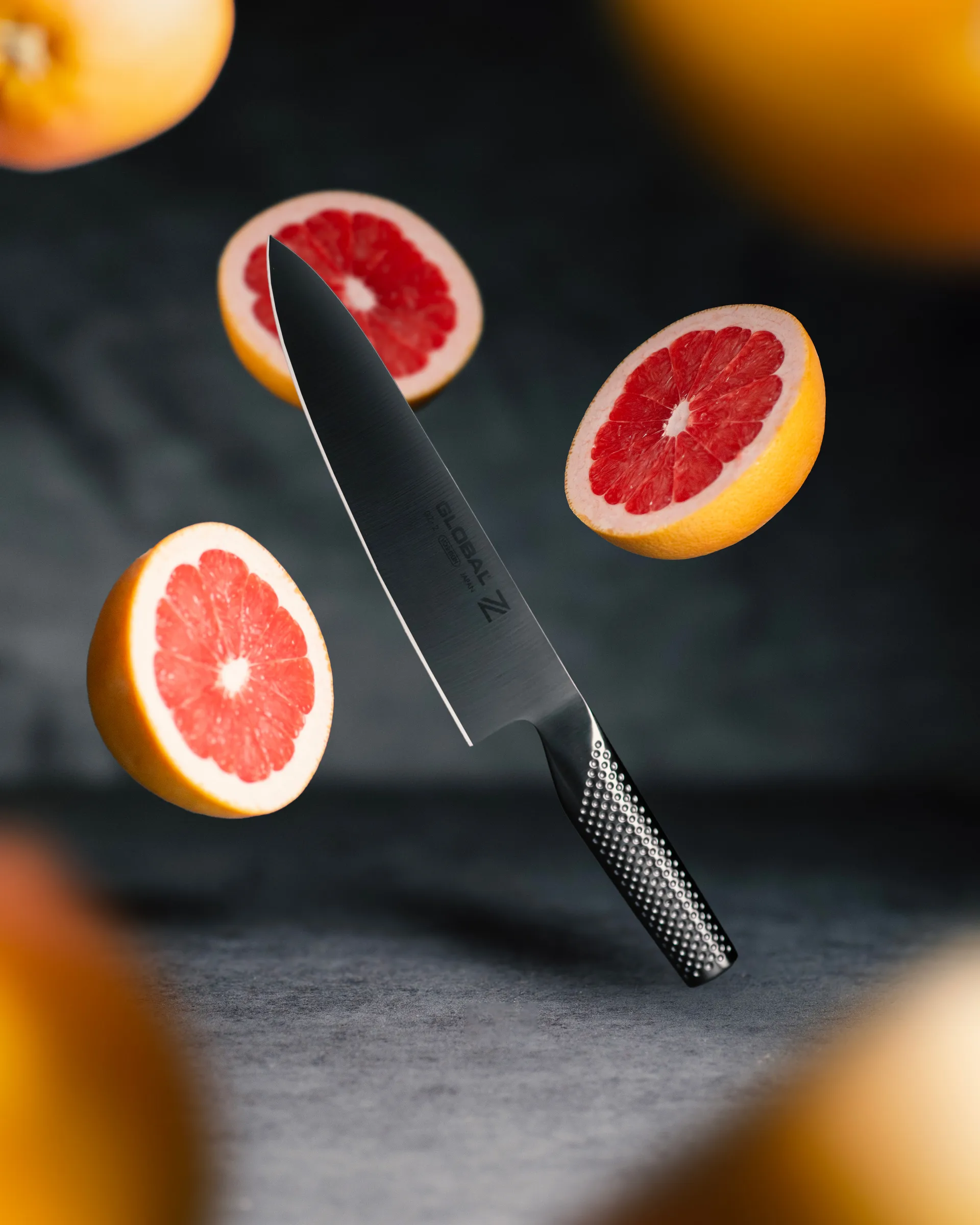 Global GZ-2 keittiöveitsi special edition 20 cm, Ruostumaton teräs Global