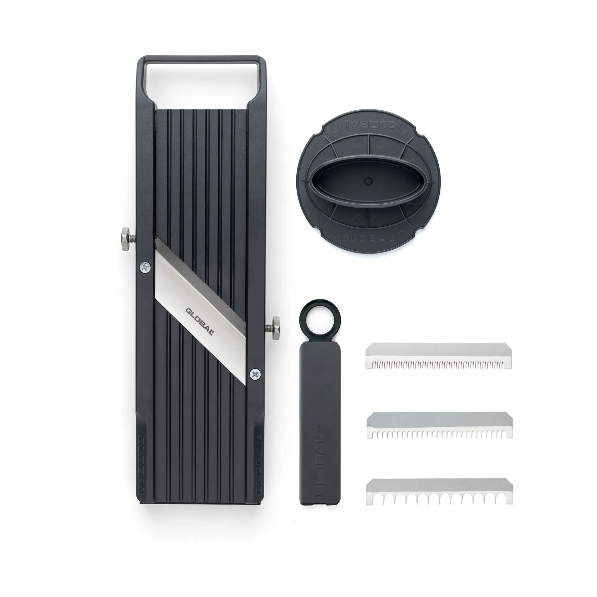 Global mandoliini musta, 6,4 cm Global