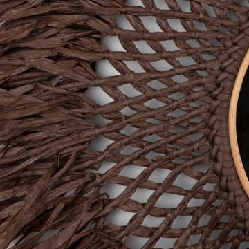 Boho seinävalaisin peilillä Ø 90 cm - Ruskea - Globen Lighting