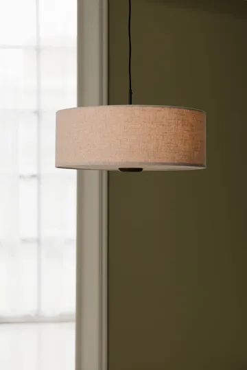 Bosco riippuvalaisin - Beige, ruskeaksi petsattu tammi, Ø55 cm - Globen Lighting