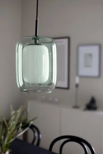 Cuboza riippuvalaisin Ø 20 cm - Vihreä-valkoinen - Globen Lighting