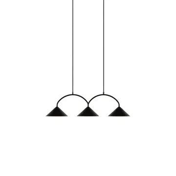 Curve riippuvalaisin 3 - Musta - Globen Lighting