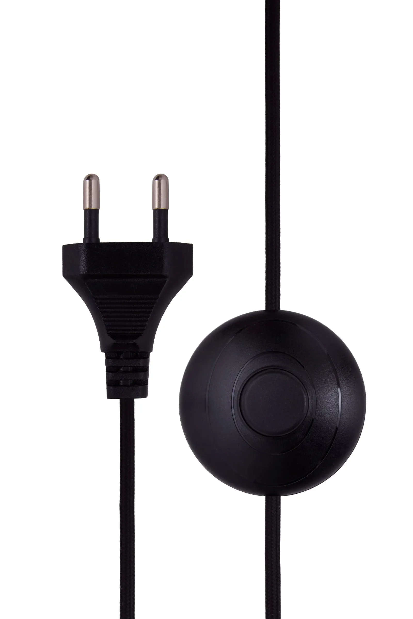 Florian lattiavalaisin, Valkoinen bouclé/musta, Ø30x80 cm Globen Lighting