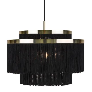Frans kattovalaisin - musta, messinki - Globen Lighting