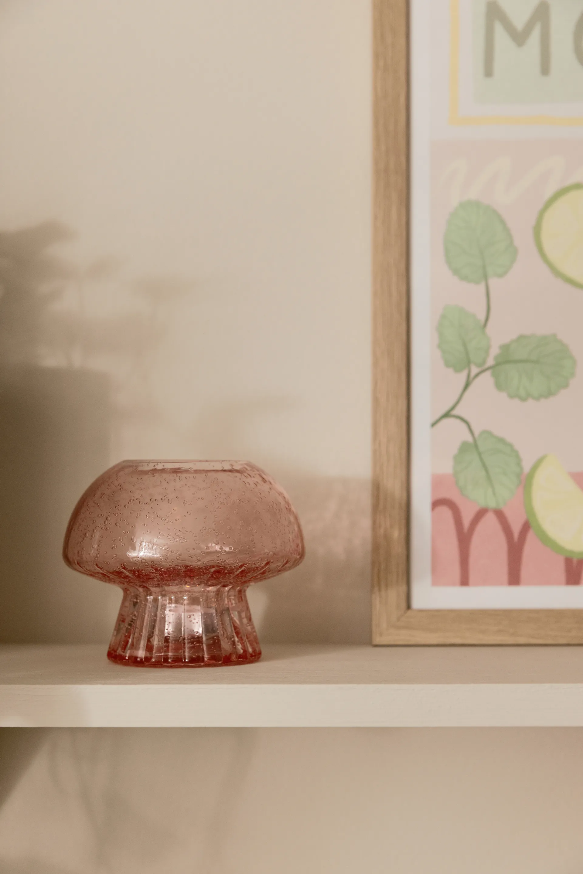 Fungo 12 tuikkukynttilälyhty Special Edition, Vaaleanpunainen Globen Lighting