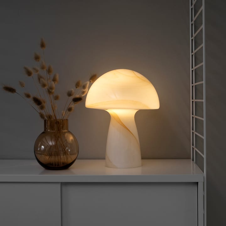 Fungo pöytävalaisin beige, 30 cm Globen Lighting