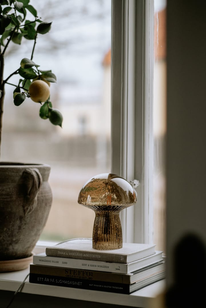 Fungo pöytävalaisin Special Edition ruskea, 20 cm Globen Lighting