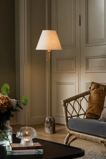 Gino lattiavalaisin - Ruskea marmori - Globen Lighting