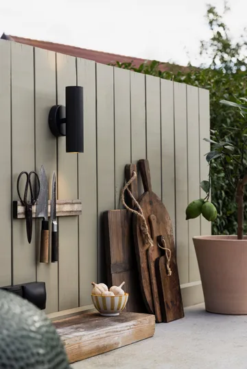 Hubble up/down seinälamppu julkisivuvalaistus - Musta - Globen Lighting