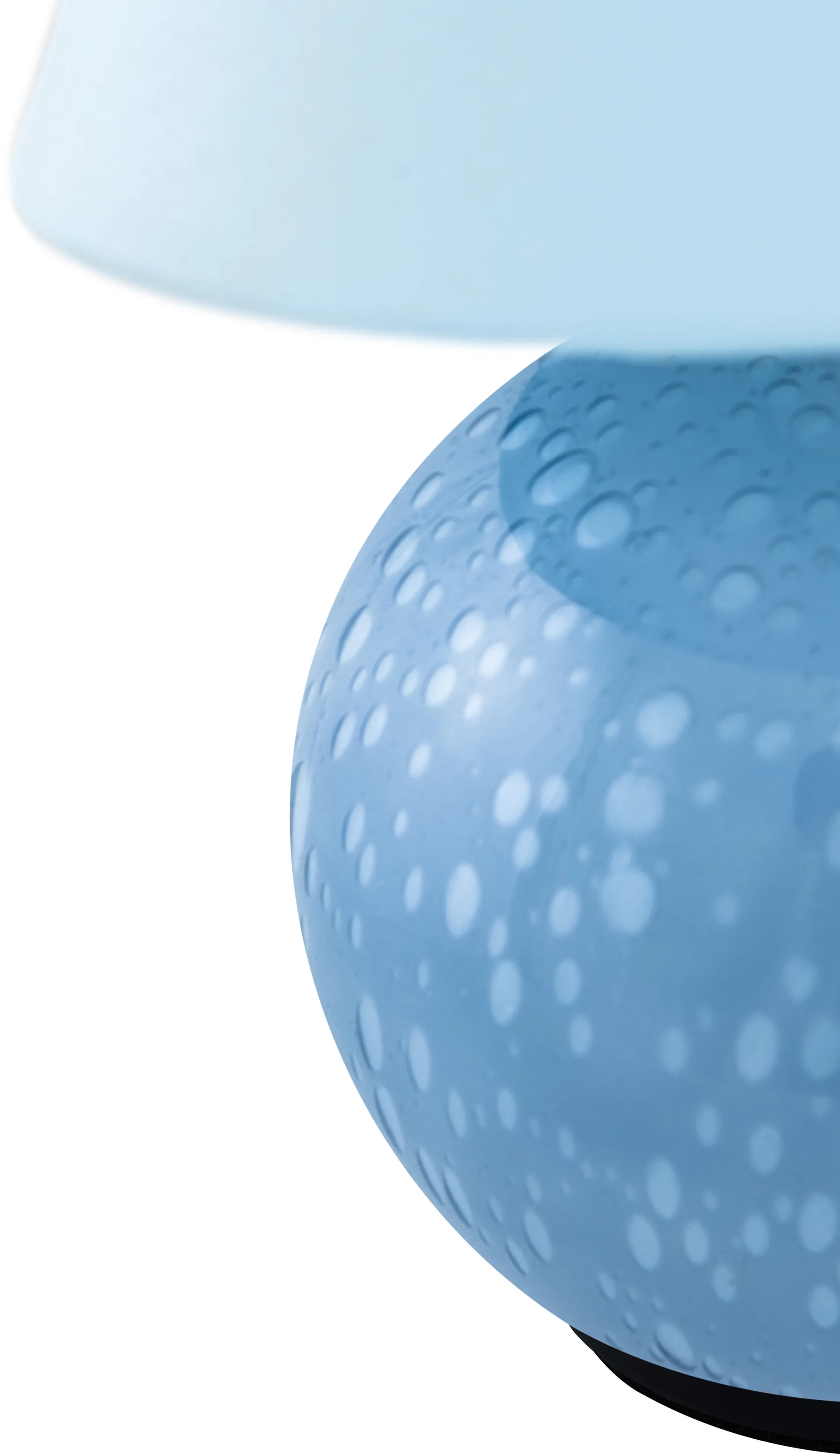 Iris 16 kannettava pöytävalaisin, Savunsininen Globen Lighting