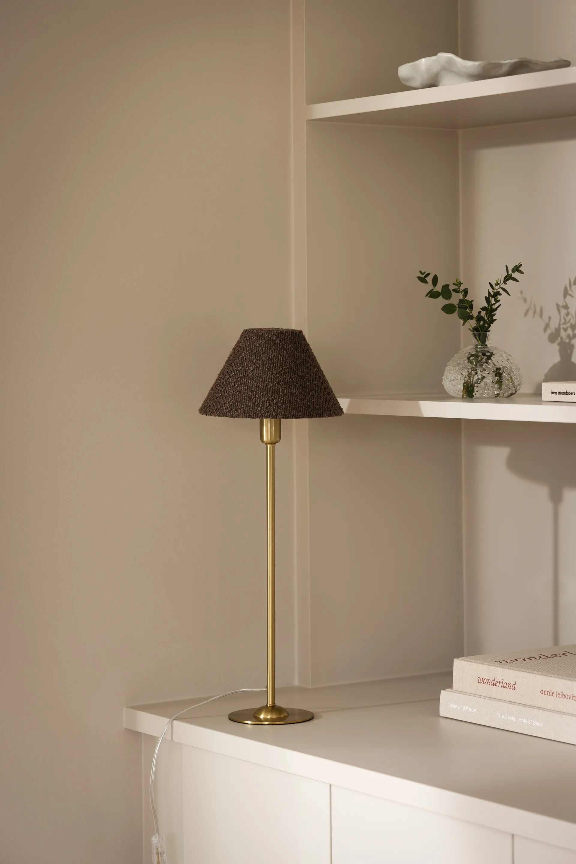 Iris 20 lampunvarjostin, Bouclé mocha Globen Lighting