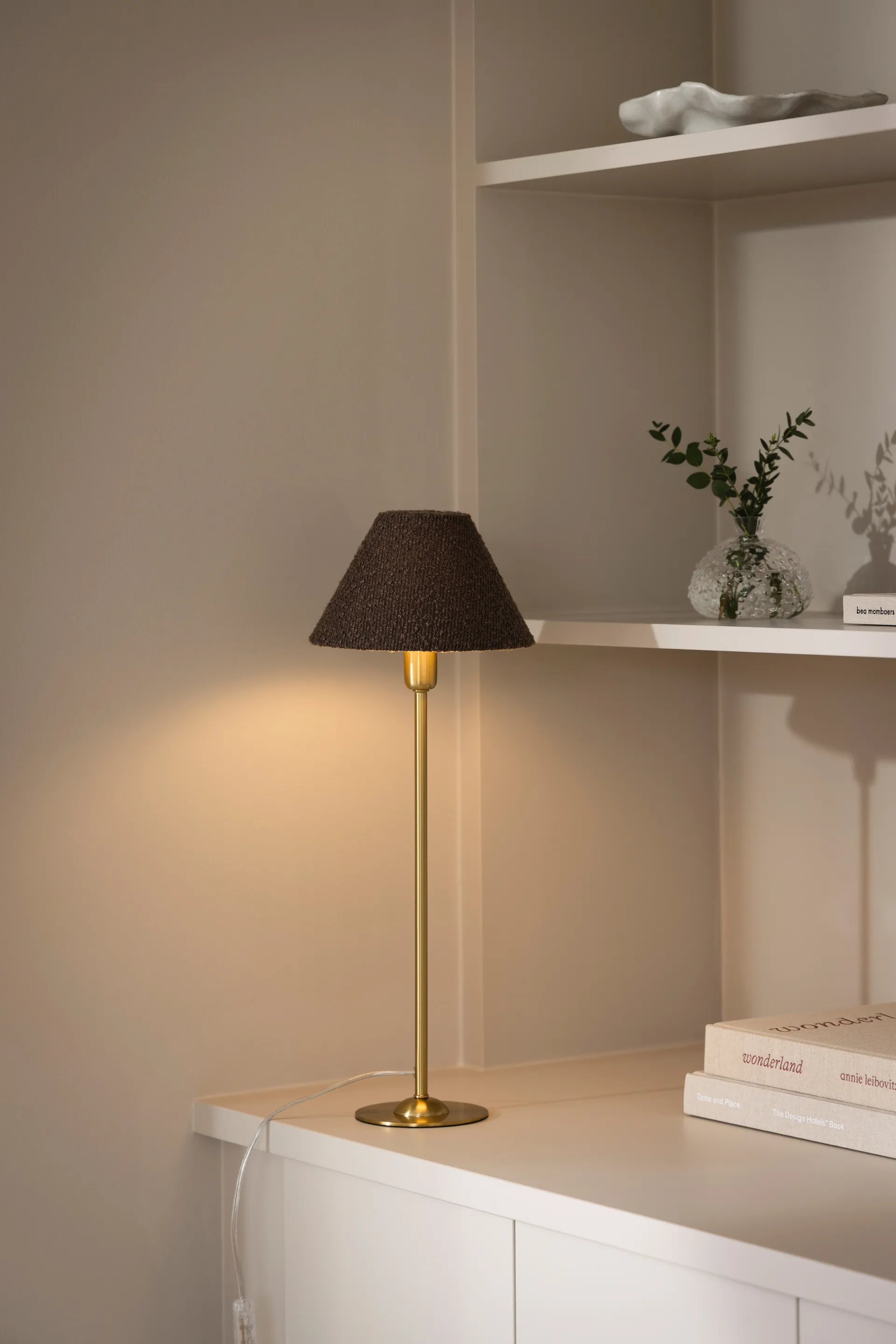 Iris 20 lampunvarjostin, Bouclé mocha Globen Lighting