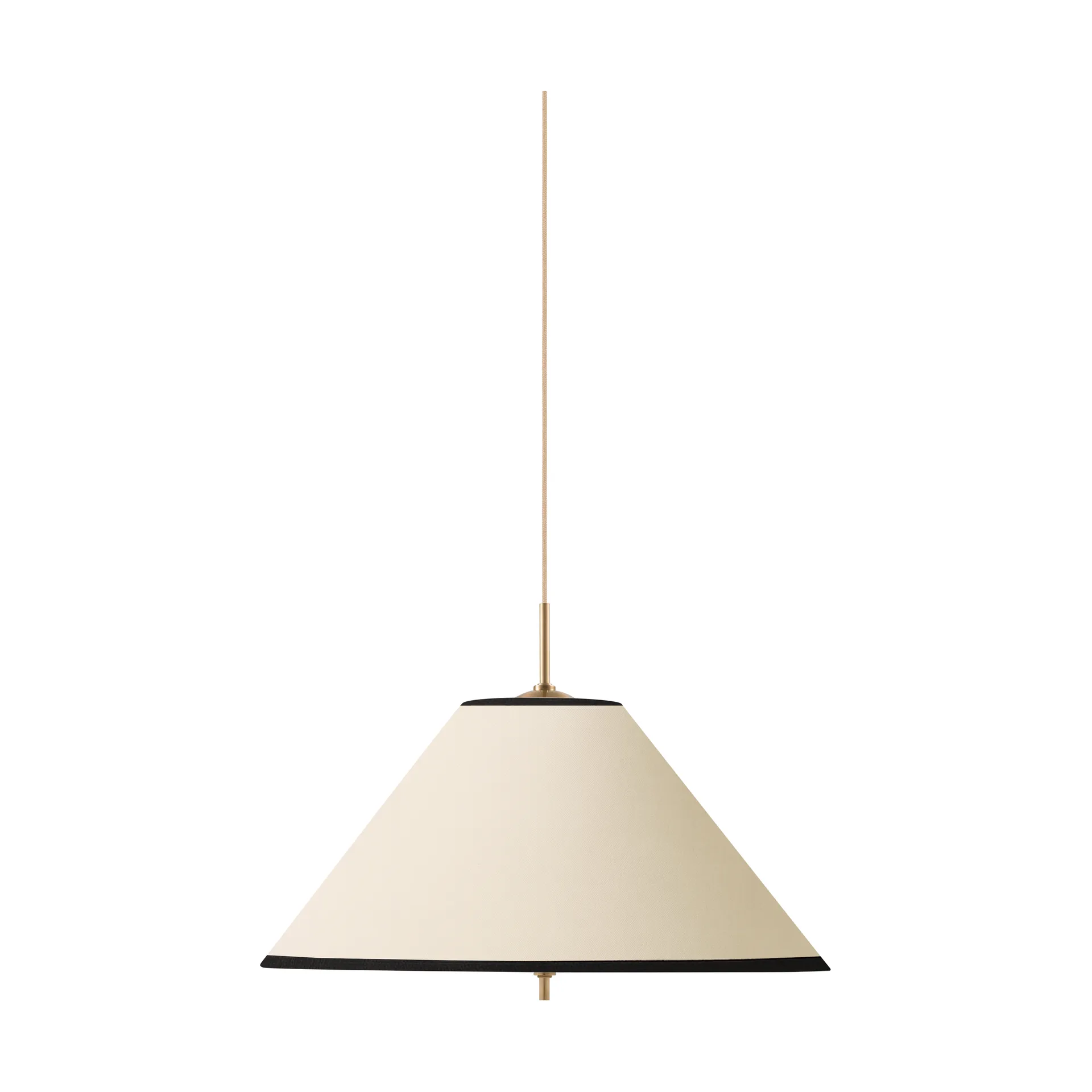 Iris-riippuvalaisin 50, Creme-noir (valkoinen-kullanvärinen) Globen Lighting