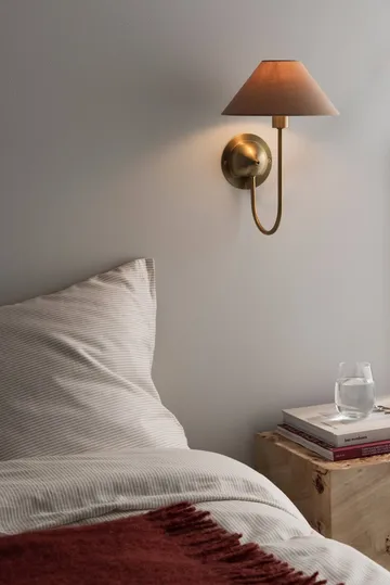 Iris seinävalaisin - mokka - Globen Lighting