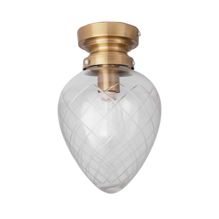 Juni IP44 plafondi - Hiottu kirkas - Globen Lighting