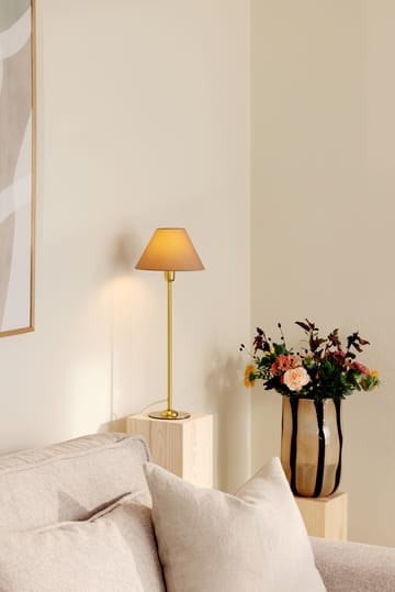 Lamppujalka Iris 45 - Harjattu messinki - Globen Lighting