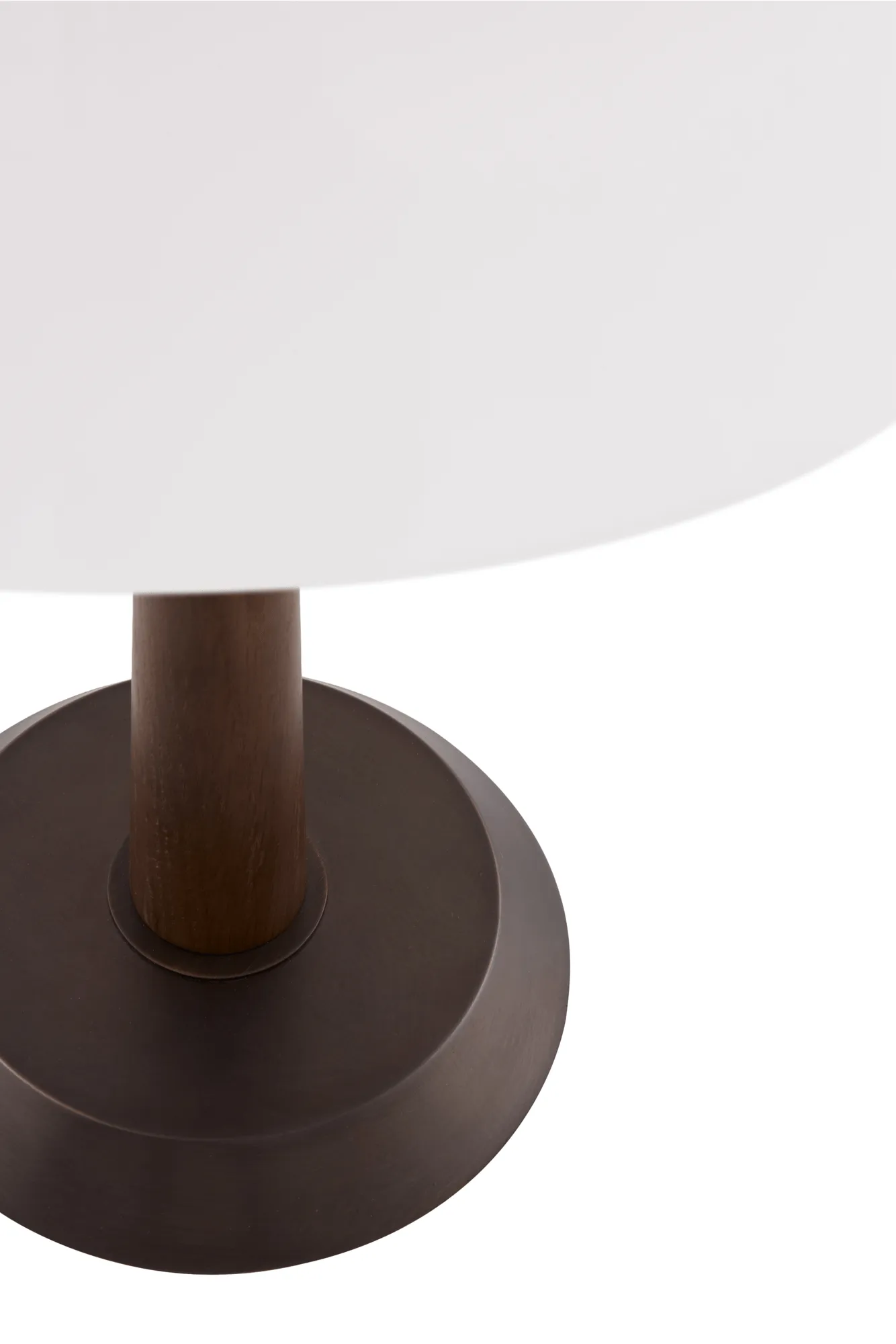 Ligna pöytälamppu, Ruskeaksi petsattu, Ø29x39,2 cm Globen Lighting