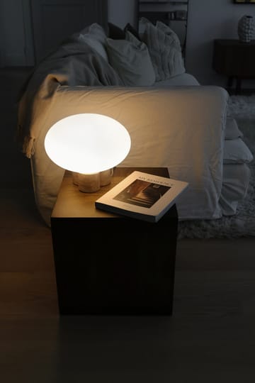 Mammut pöytävalaisin Ø 28 cm - Travertin - Globen Lighting