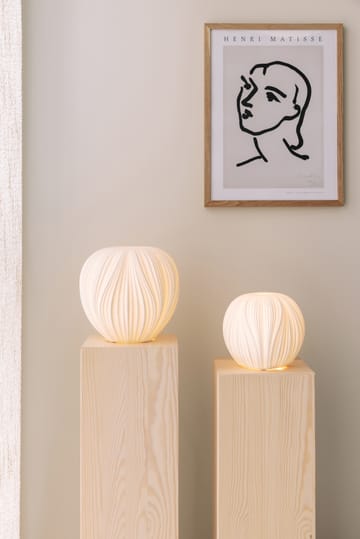 Milo pöytävalaisin - Valkoinen, 16 cm - Globen Lighting