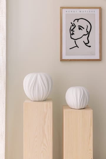 Milo pöytävalaisin - Valkoinen, 21 cm - Globen Lighting