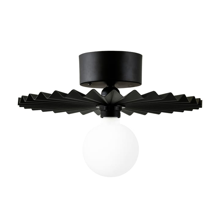 Omega plafondi/seinävalaisin 35 cm, Musta Globen Lighting