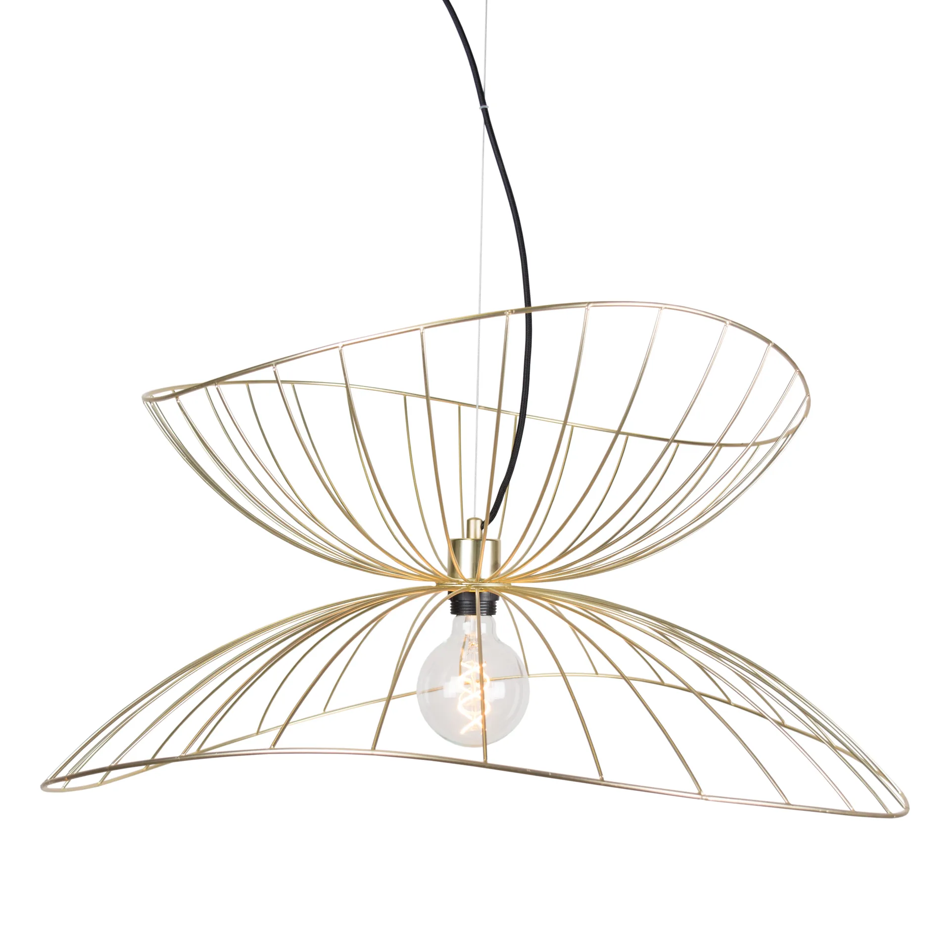 Ray kattovalaisin Ø70 cm, messinki Globen Lighting